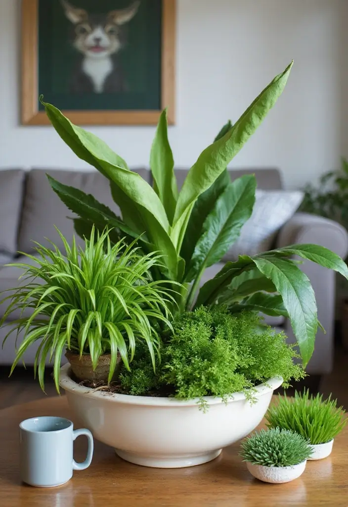 28 Grey Norwegian Forest Cat Pictures to Inspire Your Home 6 28 Grey Norwegian Forest Cat Pictures to Inspire Your Home - 6. Pet-Friendly Plant Arrangements