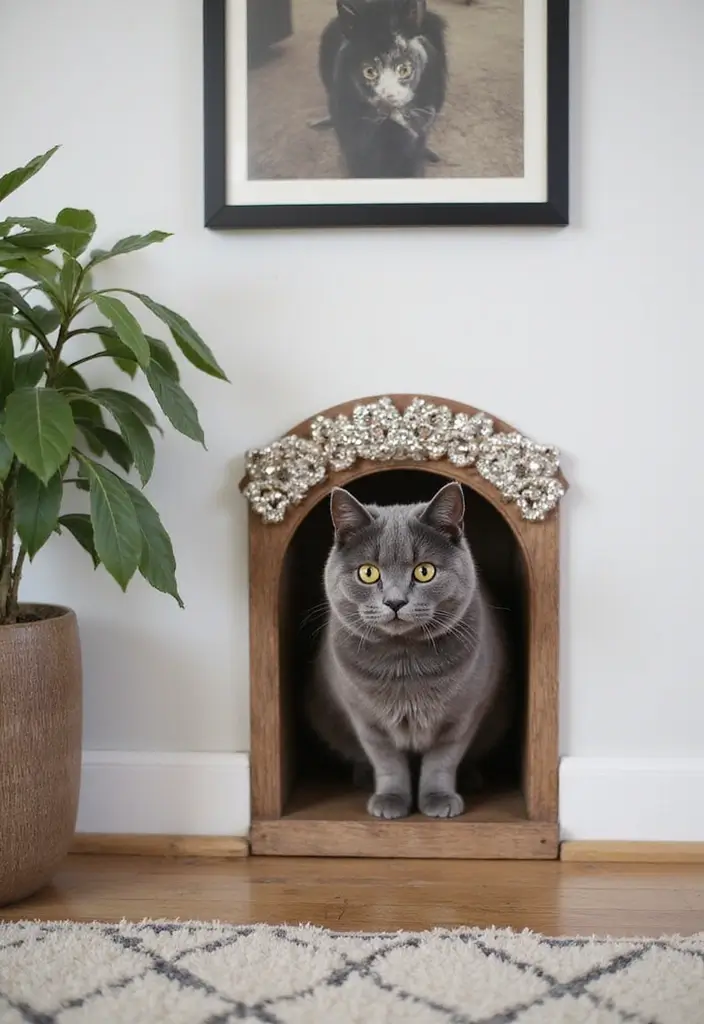 28 Grey Norwegian Forest Cat Pictures to Inspire Your Home 8 28 Grey Norwegian Forest Cat Pictures to Inspire Your Home - 8. Decorative Cat Doors