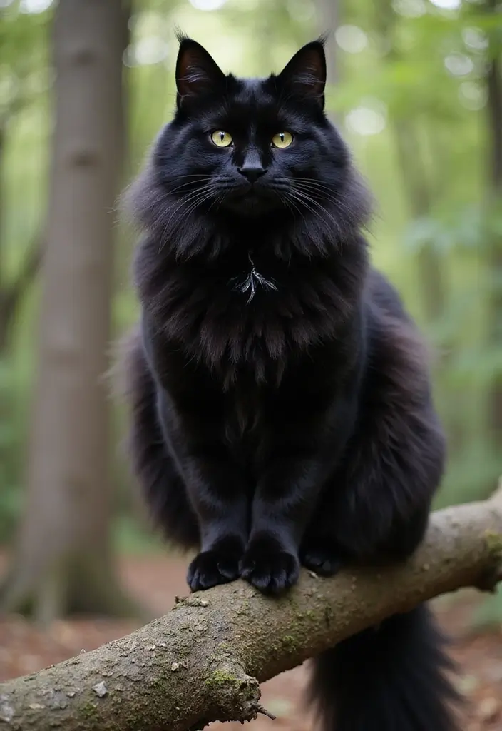 28 Norwegian Forest Cat Black Edition Photos and Tips 1 28 Norwegian Forest Cat Black Edition Photos and Tips - 1. Characteristics of Norwegian Forest Cats