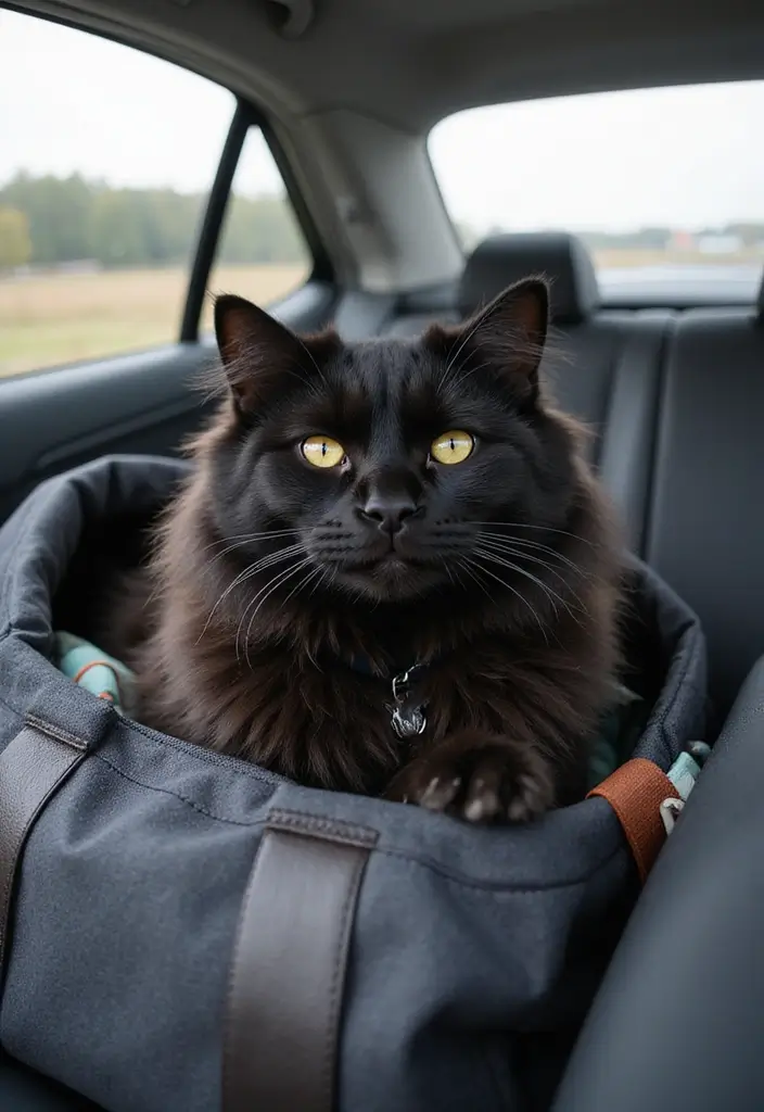 28 Norwegian Forest Cat Black Edition Photos and Tips 10 28 Norwegian Forest Cat Black Edition Photos and Tips - 10. Travel Tips with Your Norwegian Forest Cat