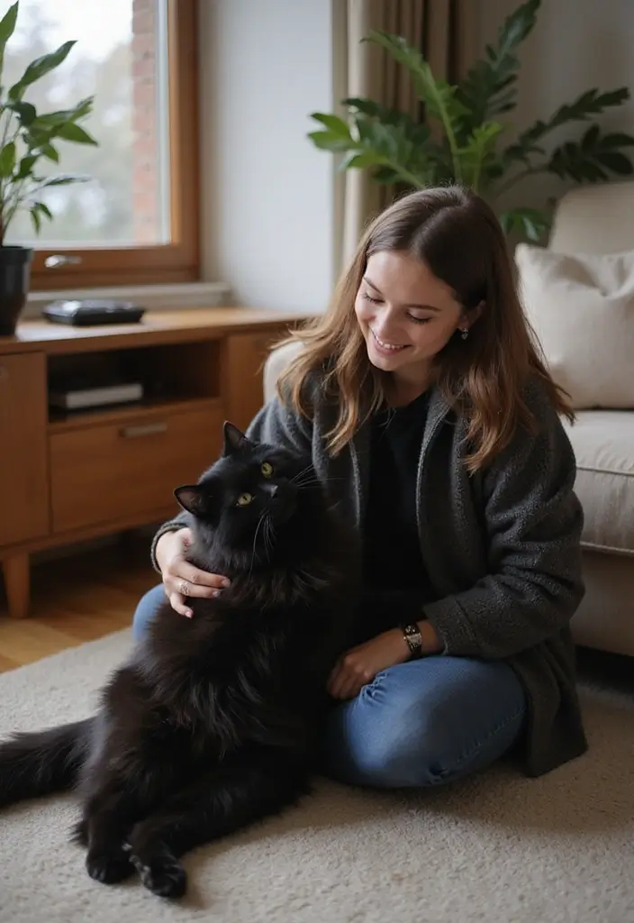28 Norwegian Forest Cat Black Edition Photos and Tips 14 28 Norwegian Forest Cat Black Edition Photos and Tips - 12. Bonding Activities with Your Norwegian Forest Cat