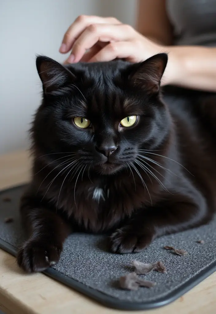 28 Norwegian Forest Cat Black Edition Photos and Tips 15 28 Norwegian Forest Cat Black Edition Photos and Tips - 13. Dealing with Shedding