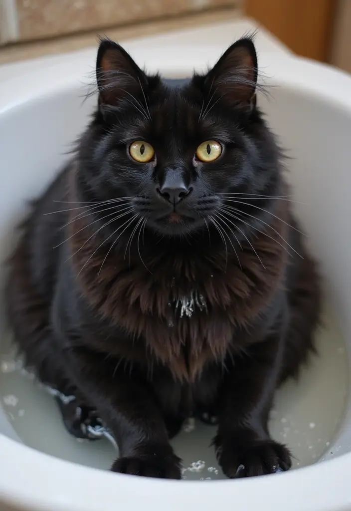 28 Norwegian Forest Cat Black Edition Photos and Tips 3 28 Norwegian Forest Cat Black Edition Photos and Tips - 3. Bathing Tips for the Norwegian Forest Cat Black Edition