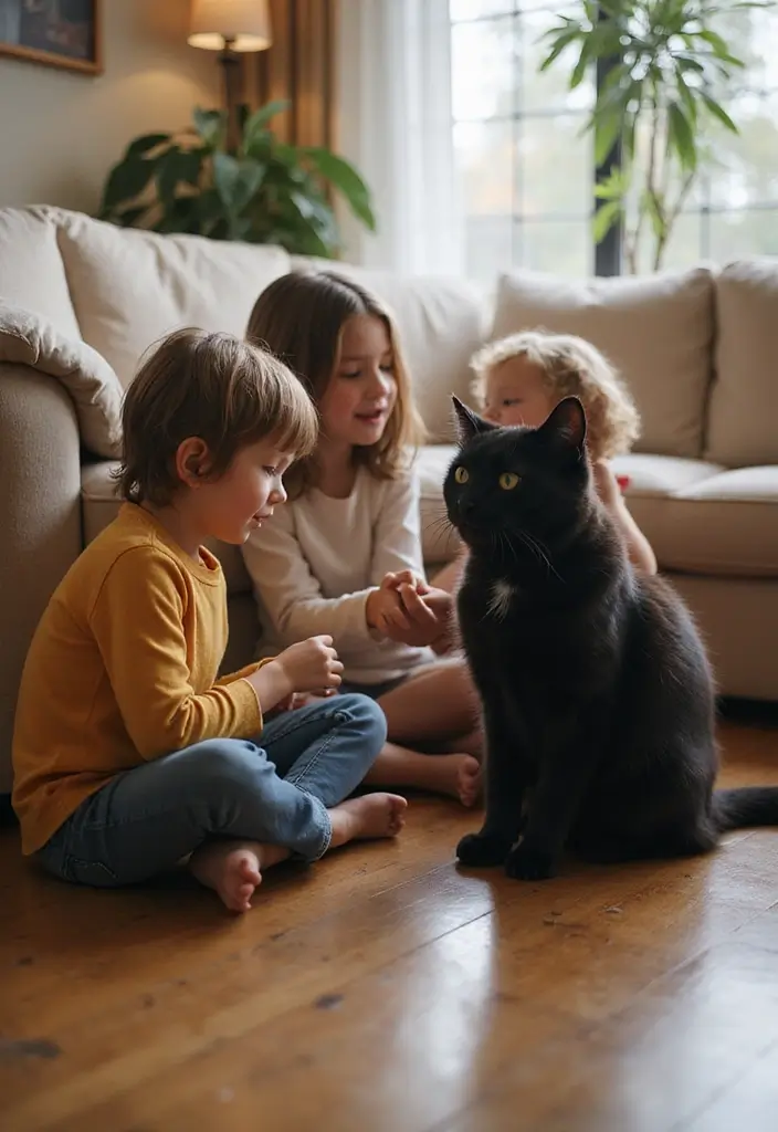 28 Norwegian Forest Cat Black Edition Photos and Tips 8 28 Norwegian Forest Cat Black Edition Photos and Tips - 8. Socialization Tips for Norwegian Forest Cats