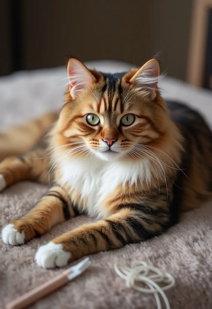 28 Persian Cat Grooming Tips and Color Ideas - 10. Color Capers: Bi-Color Beauties