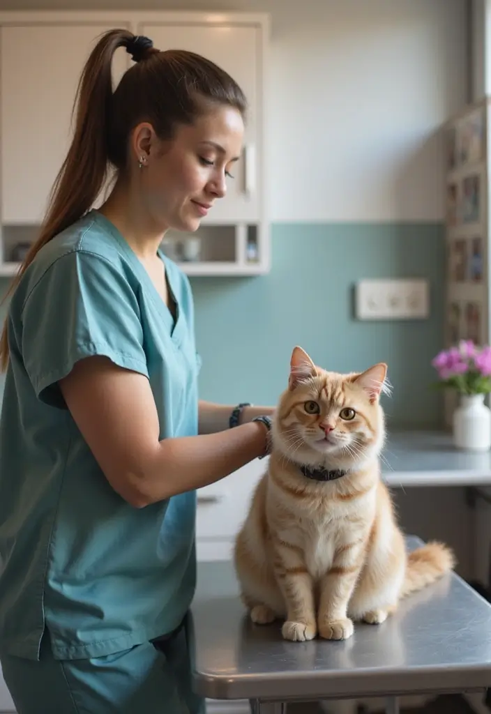 28 Persian Cat Grooming Tips and Color Ideas - 15. Regular Vet Check-ups