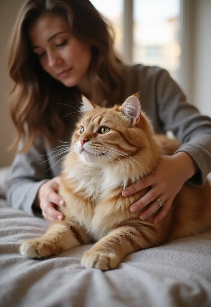 28 Persian Cat Grooming Tips and Color Ideas - 20. Grooming as Bonding Time