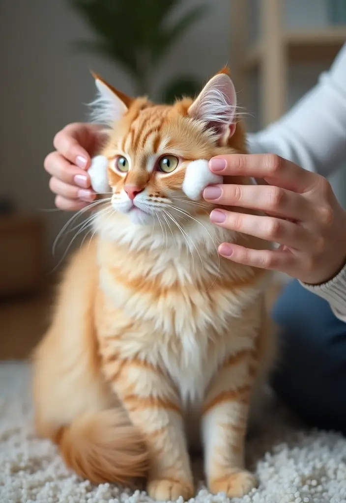 28 Persian Cat Grooming Tips and Color Ideas - 4. Ear and Eye Care