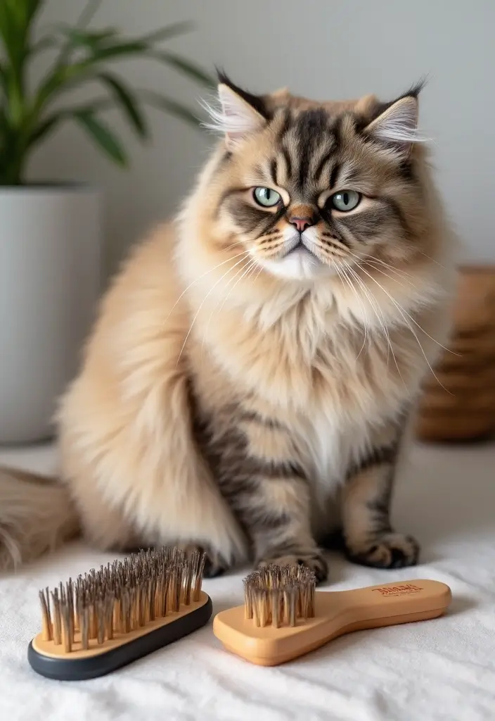 28 Persian Cat Grooming Tips and Color Ideas - 5. Choosing the Right Brush