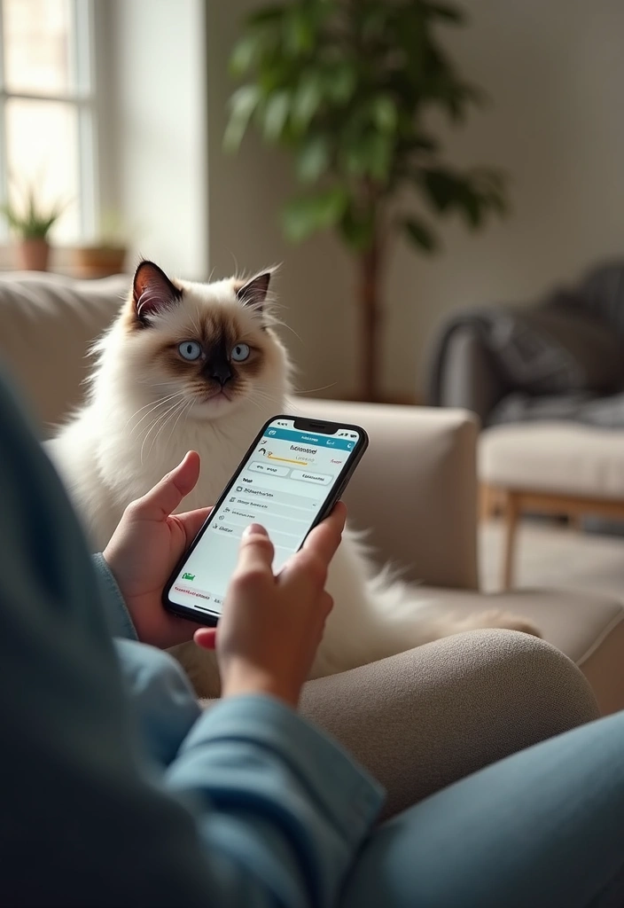 28 Ragdoll Cat Breed Guide Tips for New Owners - 11. Incorporating Health Tracking Apps