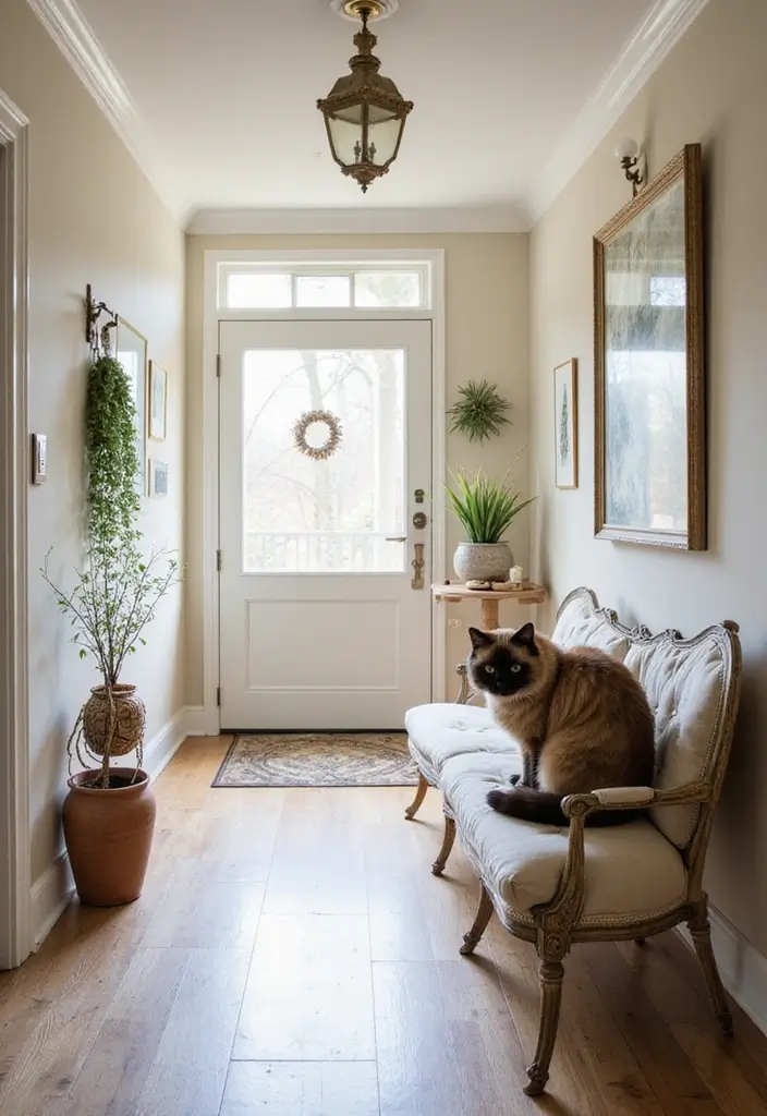 28 Tonkinese Cat Photos That Look Beautiful in Any Home - 16. The Bright Entryway