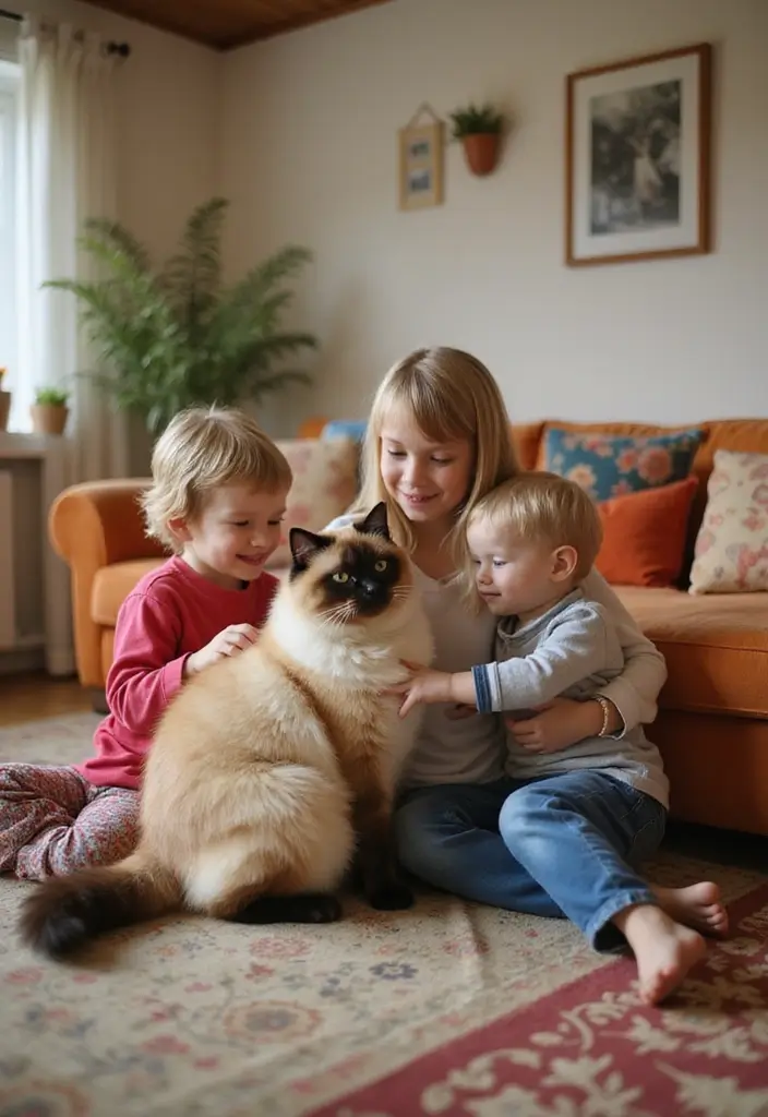 28 Tonkinese Cat Photos That Look Beautiful in Any Home - 18. The Fun Family Room
