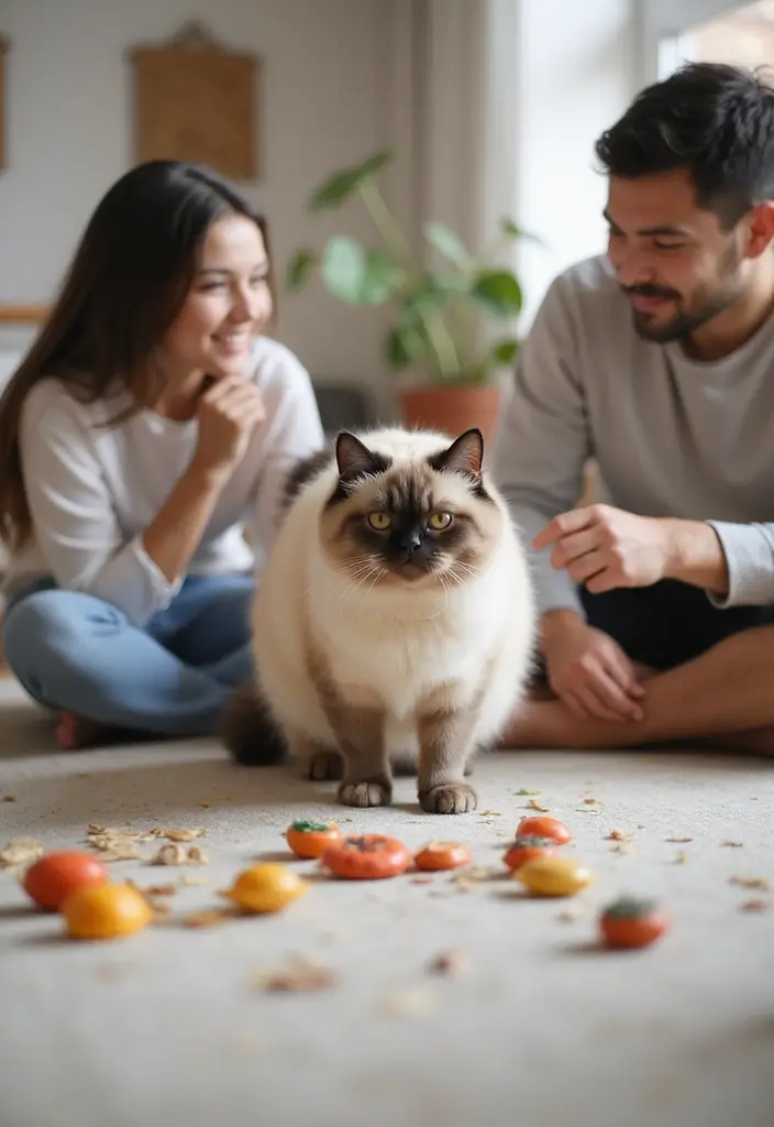 28 Tonkinese Cat Photos That Look Beautiful in Any Home - 21. The Interactive Family Space