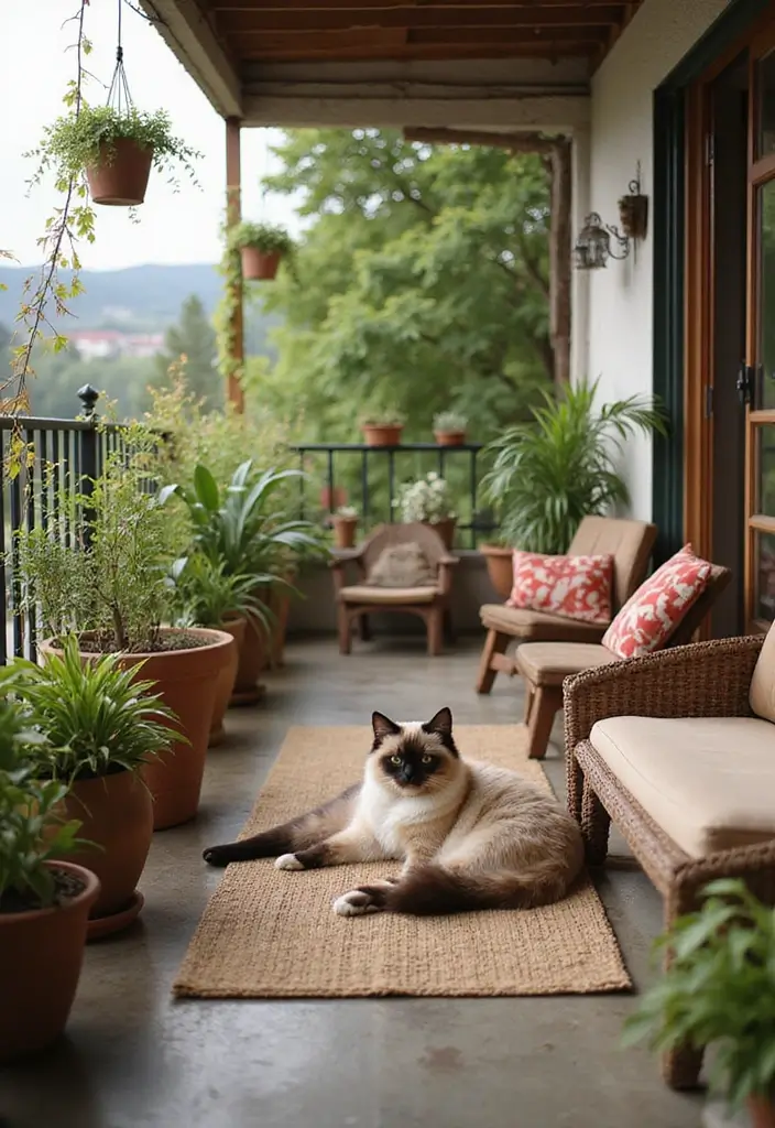 28 Tonkinese Cat Photos That Look Beautiful in Any Home - 28. The Beautiful Balcony