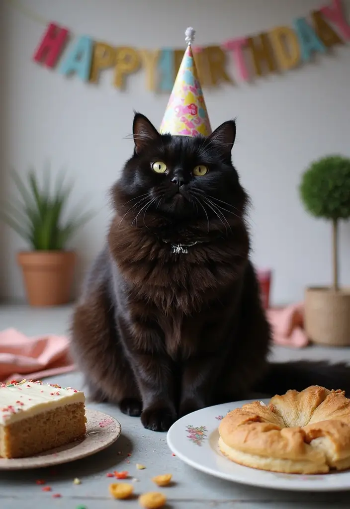30 Black Persian Cat Pictures That Look Luxurious 15 30 Black Persian Cat Pictures That Look Luxurious - 15. Celebrating Milestones