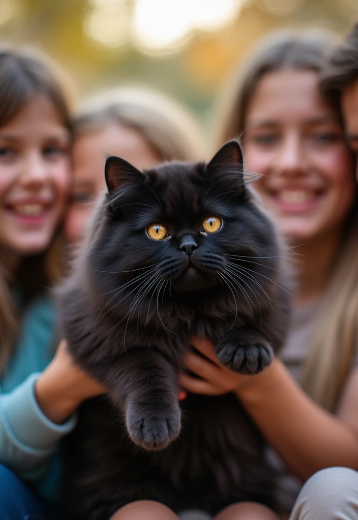 30 Black Persian Cat Pictures That Look Luxurious 28 30 Black Persian Cat Pictures That Look Luxurious - 28. Sharing the Love