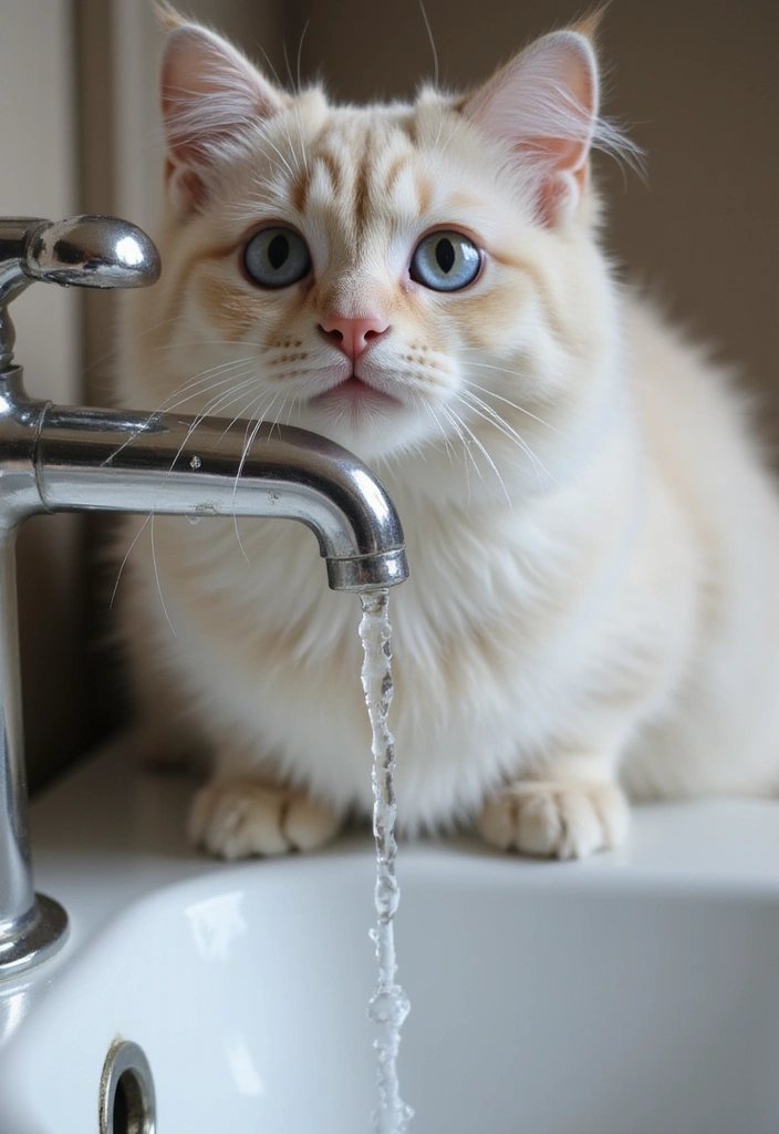 30 Cream Ragdoll Cat Photos That Look Adorable - 11. Water Adventures
