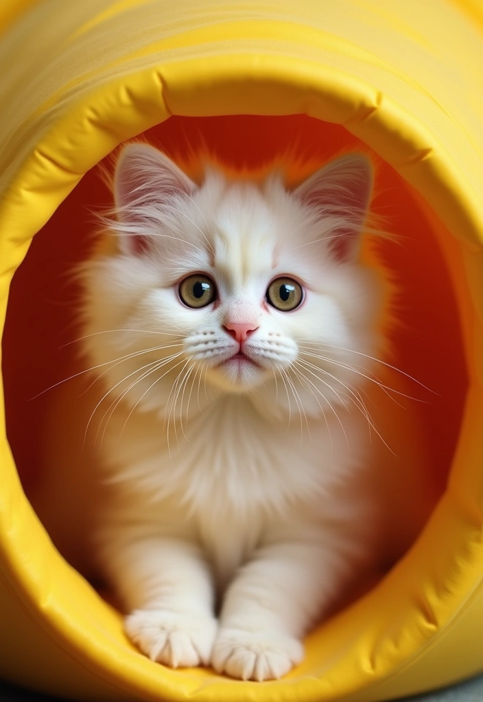 30 Cream Ragdoll Cat Photos That Look Adorable - 16. Creative Cat Tunnels