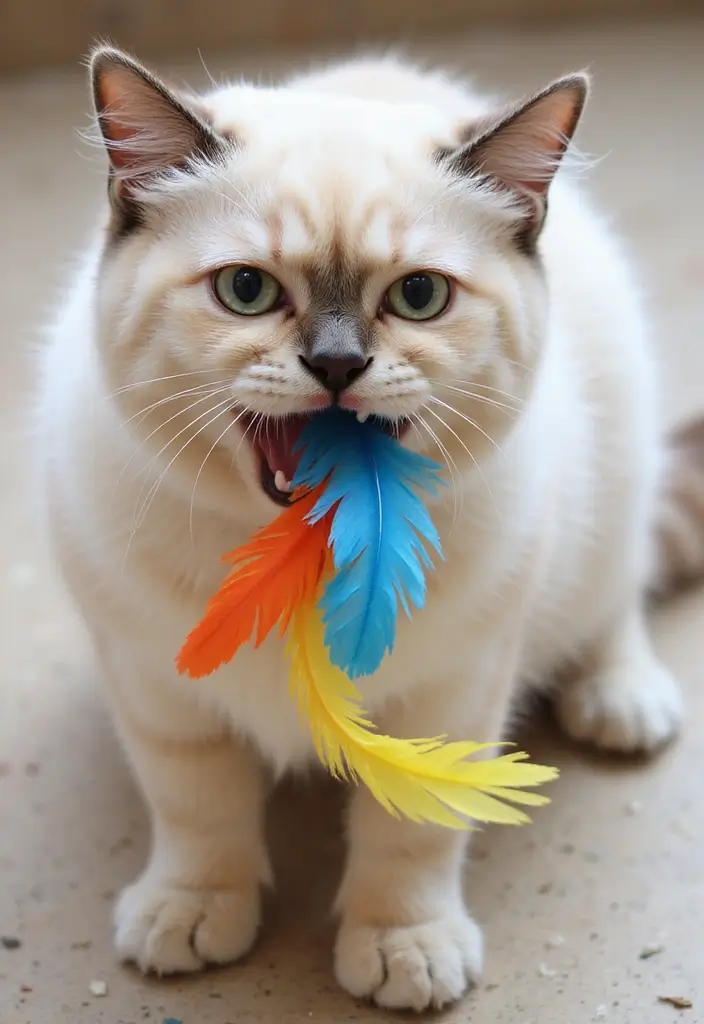 30 Cream Ragdoll Cat Photos That Look Adorable - 20. The Best Cat Toys