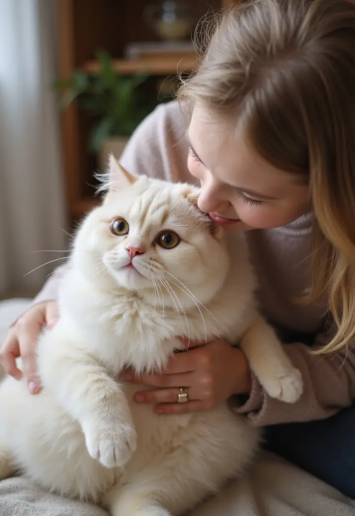 30 Cream Ragdoll Cat Photos That Look Adorable - 28. Sweet Kisses