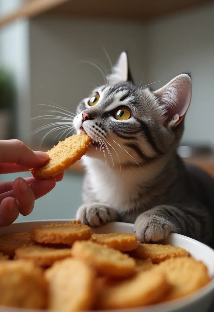 30+ Cute British Shorthair Cat Pictures Every Cat Lover Will Adore - 16. Delightful Nibbles
