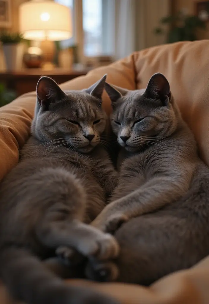 30+ Cute British Shorthair Cat Pictures Every Cat Lover Will Adore - 20. The Gift of Presence