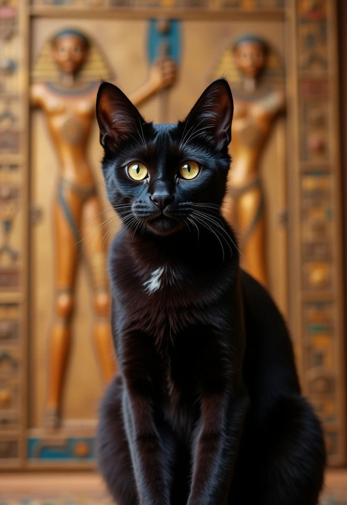 30 Egyptian Mau Cat Black Edition Photos for Fans - 14. Historic Roots