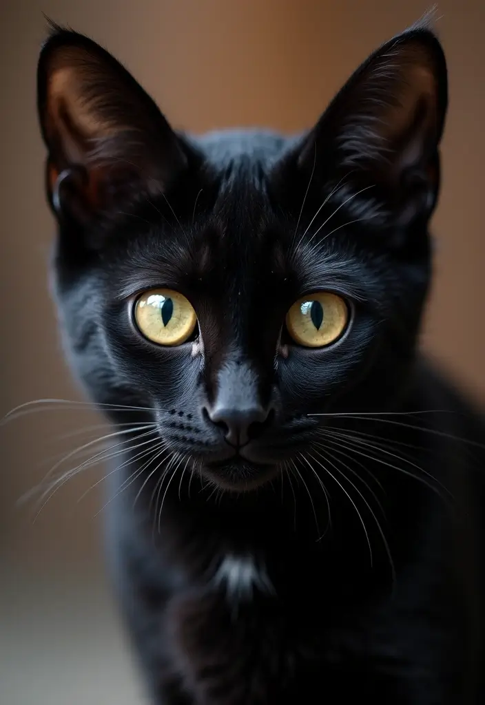 30 Egyptian Mau Cat Black Edition Photos for Fans - 3. Mystical Gaze