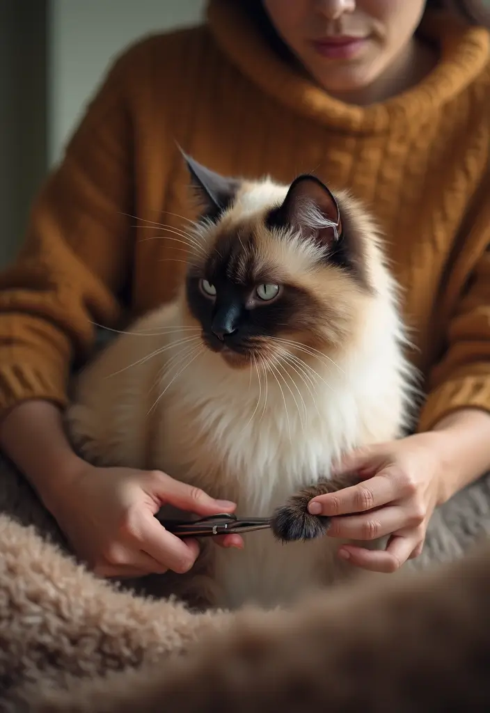30 Himalayan Cat Grooming and Care Tips for New Owners - 6. Nail Care Essentials