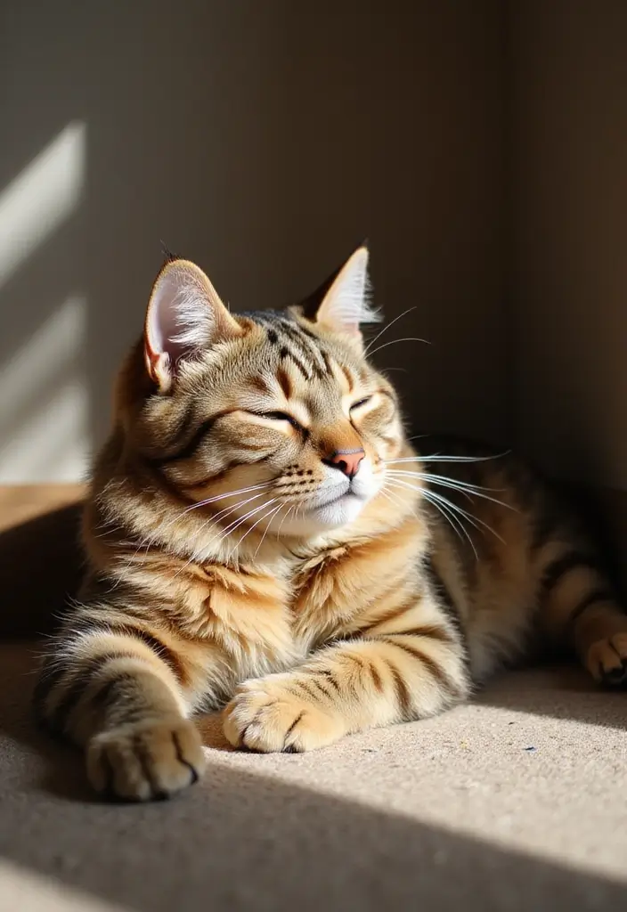 30 Tabby Persian Cat Photos That Will Inspire You - 17. Cat Nap Time