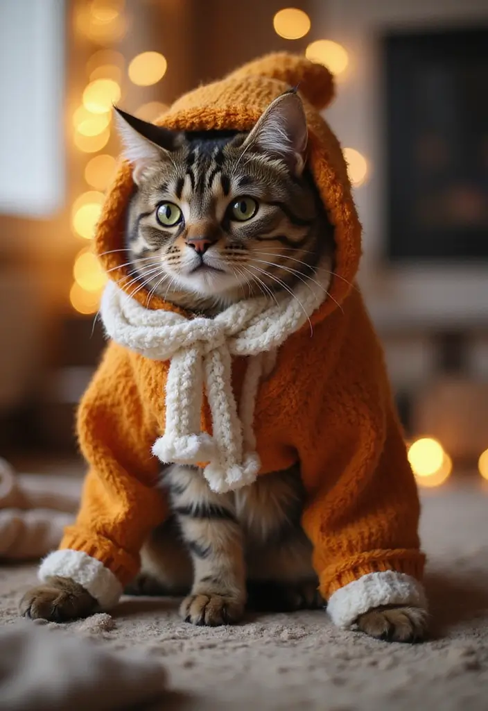30 Tabby Persian Cat Photos That Will Inspire You - 25. Seasonal Attire