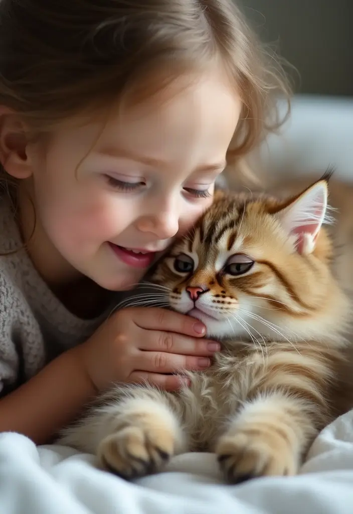 30 Tabby Persian Cat Photos That Will Inspire You - 26. Cat and Child Bond
