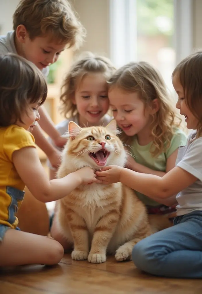 30 Turkish Angora Cat Facts and Cute Photos - 18. Suitable Companion for Kids