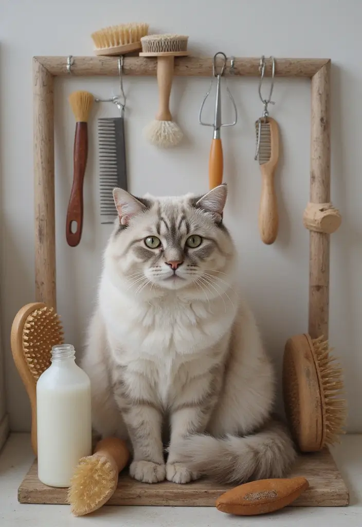 30 Turkish Angora Cat Facts and Cute Photos - 20. Grooming Tools to Consider