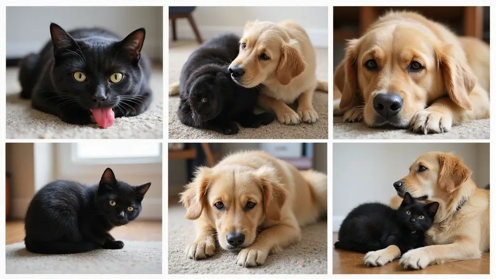 15 Adorable Photos of a Black Cat and Golden Retriever That Will Melt Your Heart!
