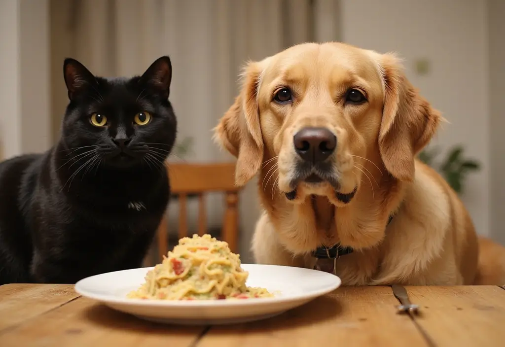 15 Adorable Photos of a Black Cat and Golden Retriever That Will Melt Your Heart! 13 15 Adorable Photos of a Black Cat and Golden Retriever That Will Melt Your Heart! - 13. The Best Napkin Holders
