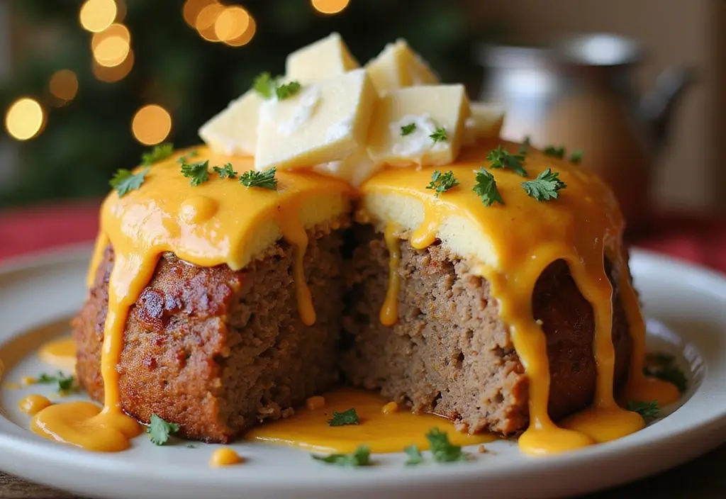 50 Cat Birthday Cake Ideas for Pet Lovers - 12. Cheesy Meatloaf Cake