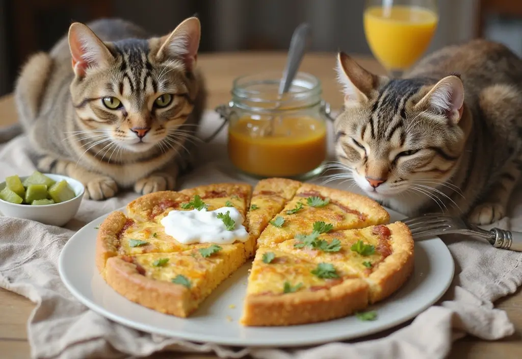 50 Cat Birthday Cake Ideas for Pet Lovers - 13. Egg and Tuna Frittata