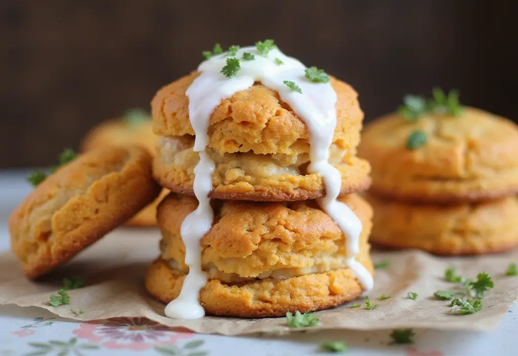 50 Cat Birthday Cake Ideas for Pet Lovers - 20. Sweet Potato and Chicken Biscuits