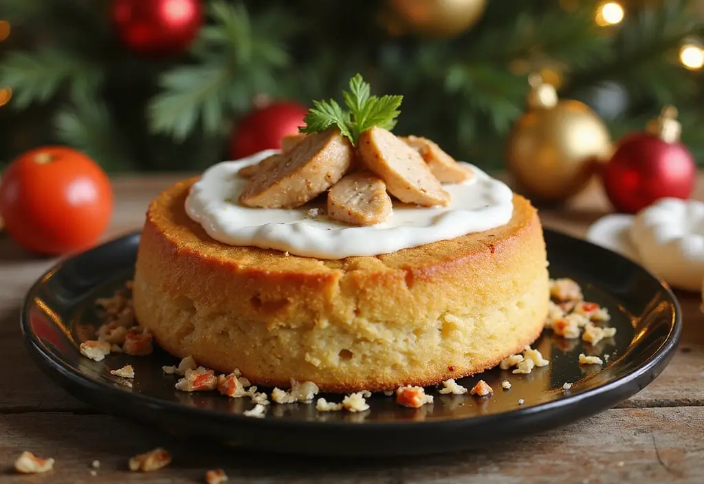 50 Cat Birthday Cake Ideas for Pet Lovers - 24. Chicken and Rice Cake