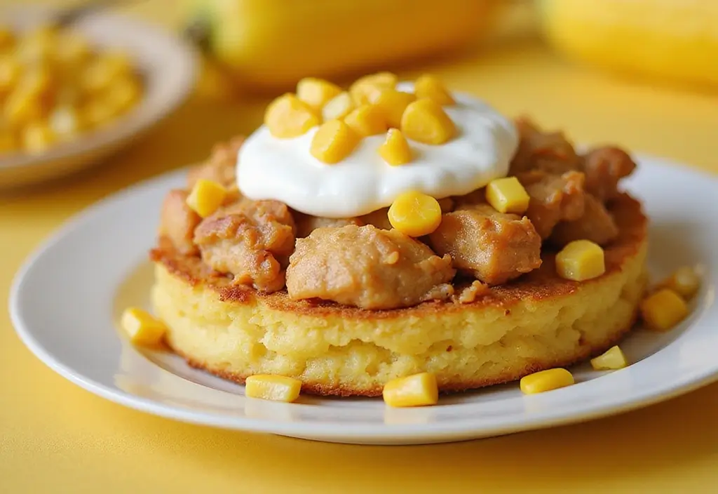 50 Cat Birthday Cake Ideas for Pet Lovers - 35. Chicken and Sweet Corn Cake