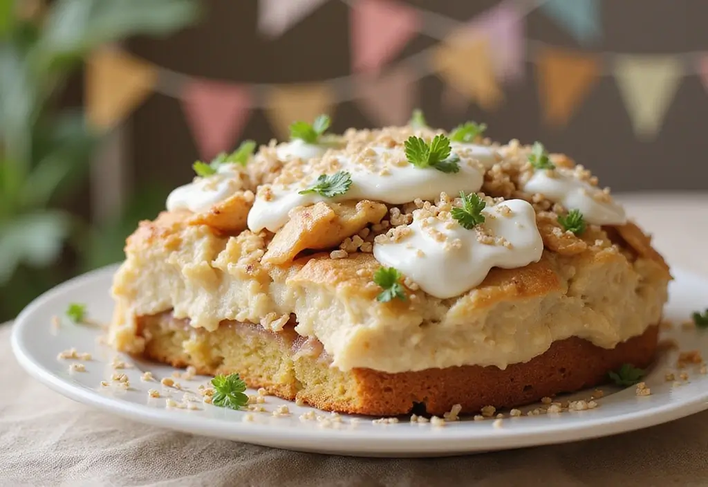 50 Cat Birthday Cake Ideas for Pet Lovers - 38. Chicken and Quinoa Cake