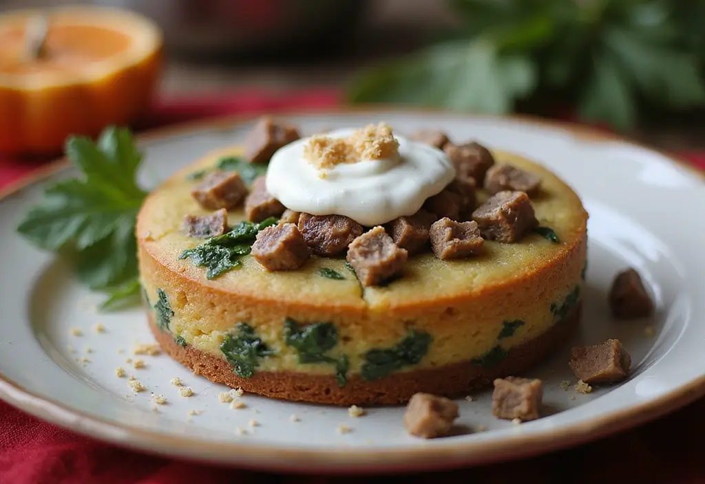 50 Cat Birthday Cake Ideas for Pet Lovers - 44. Lamb and Spinach Cake