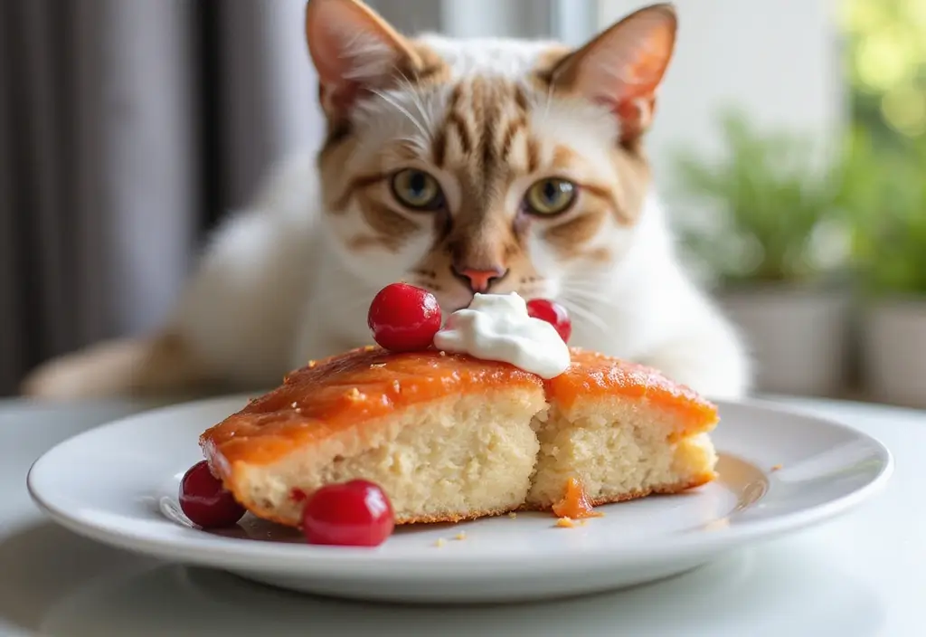 50 Cat Birthday Cake Ideas for Pet Lovers - 45. Fish and Cherry Cake