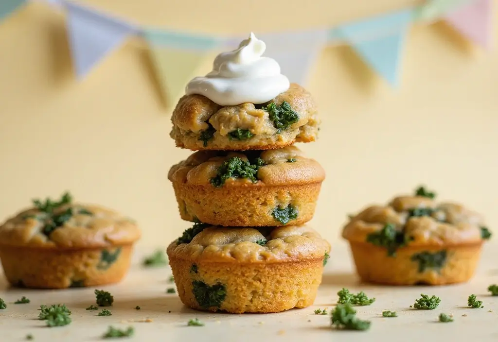 50 Cat Birthday Cake Ideas for Pet Lovers - 46. Chicken and Kale Muffins